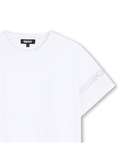 T-shirt con logo DKNY KIDS | D6262310P